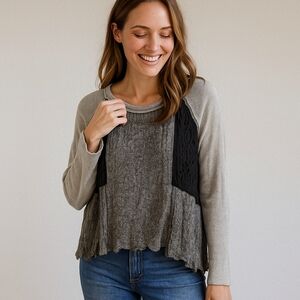 Free People Sweater Small Oversized